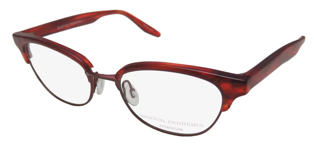 Cat Eye Full-Rim Titanium Eyeglasses P115