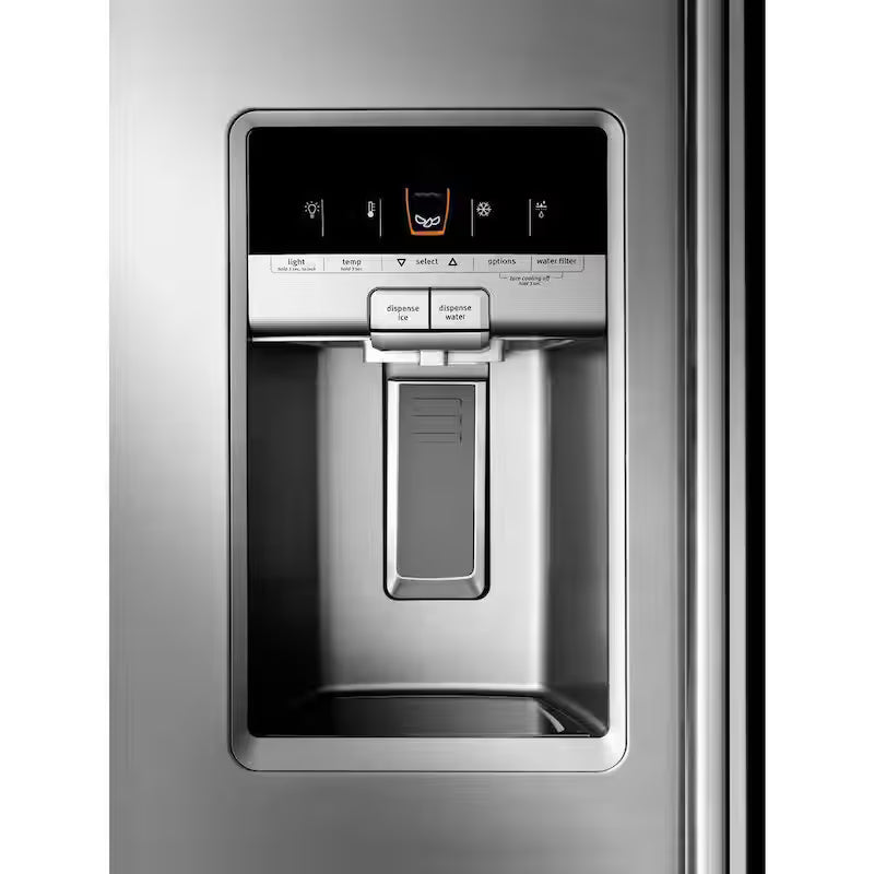 21 cu. ft. Side by Side Refrigerator Stainless Steel Counter Depth Q125422