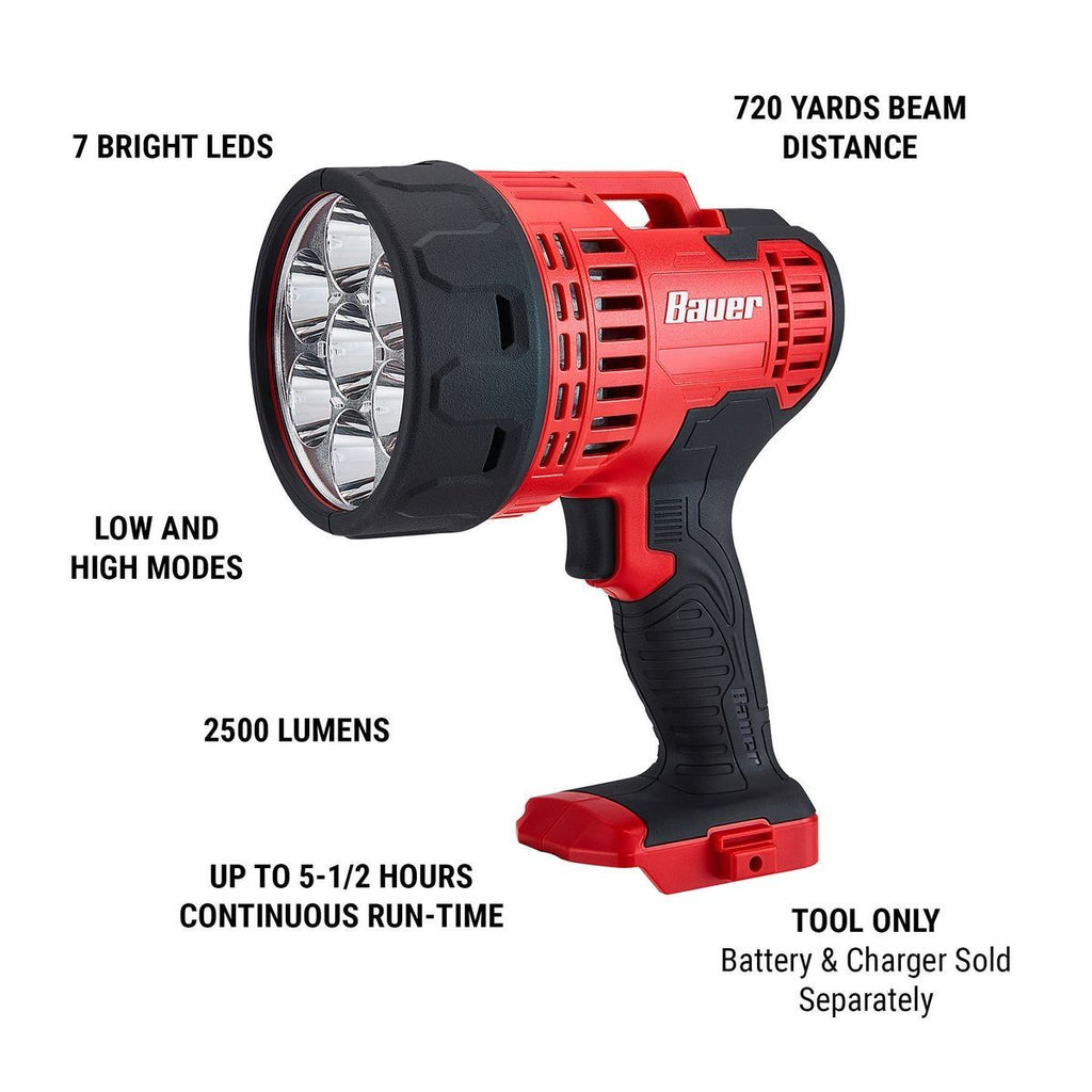 20V Cordless 2500 Lumen Spotlight O26219