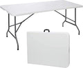 6ft Bi-Fold Portable Plastic Table U9241