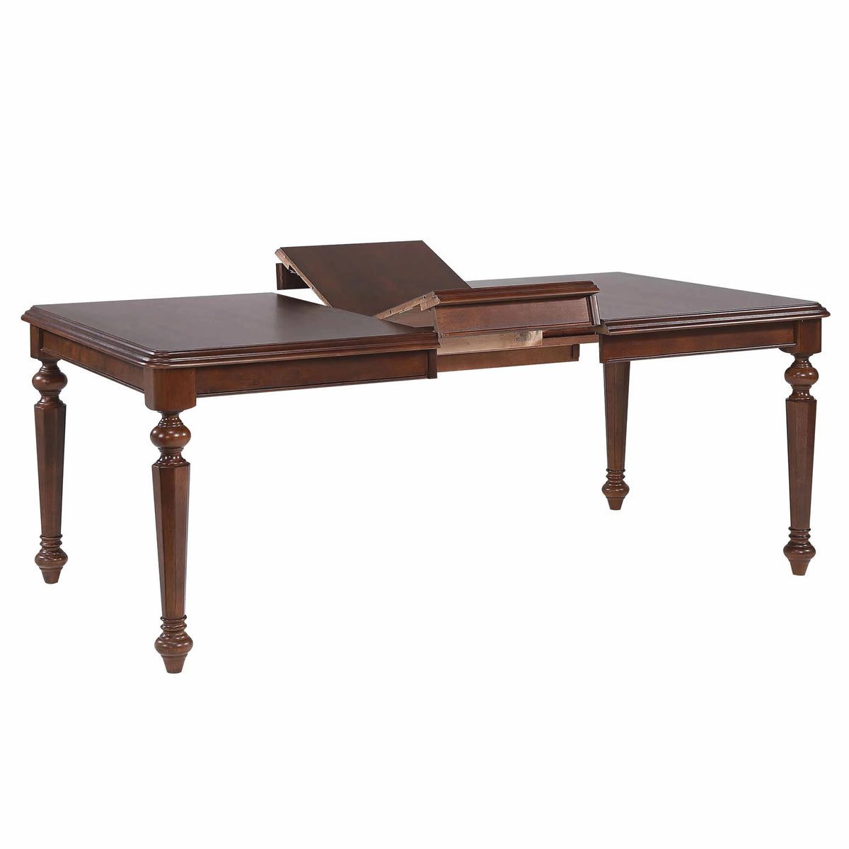 Brown Wood 8PC Extendable Dining Table Set V844