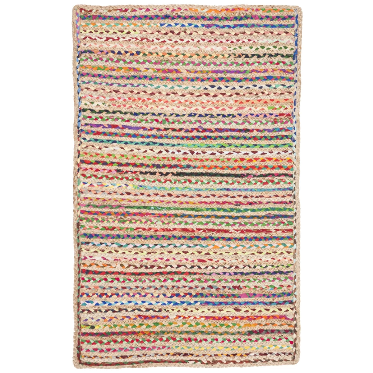Handwoven Natural Multi Rug S378923