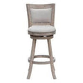 White-wash Wire-brush Ivory 29 in. Barstool M87966