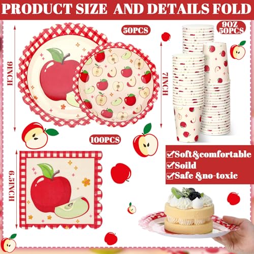250 Pcs Fall Disposable Tableware Set Serves 50 X938315