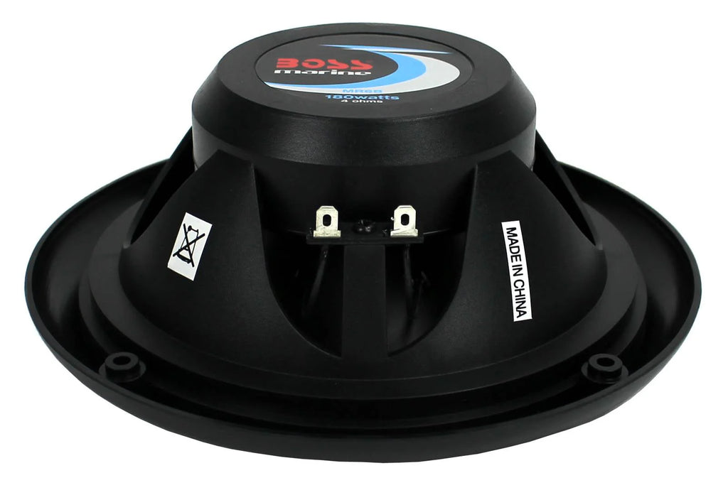 6.5 Inch Black Marine Audio Speakers (6 Pack) J296