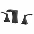 Widespread 2-Handle Bathroom Faucet in Matte Black D79122