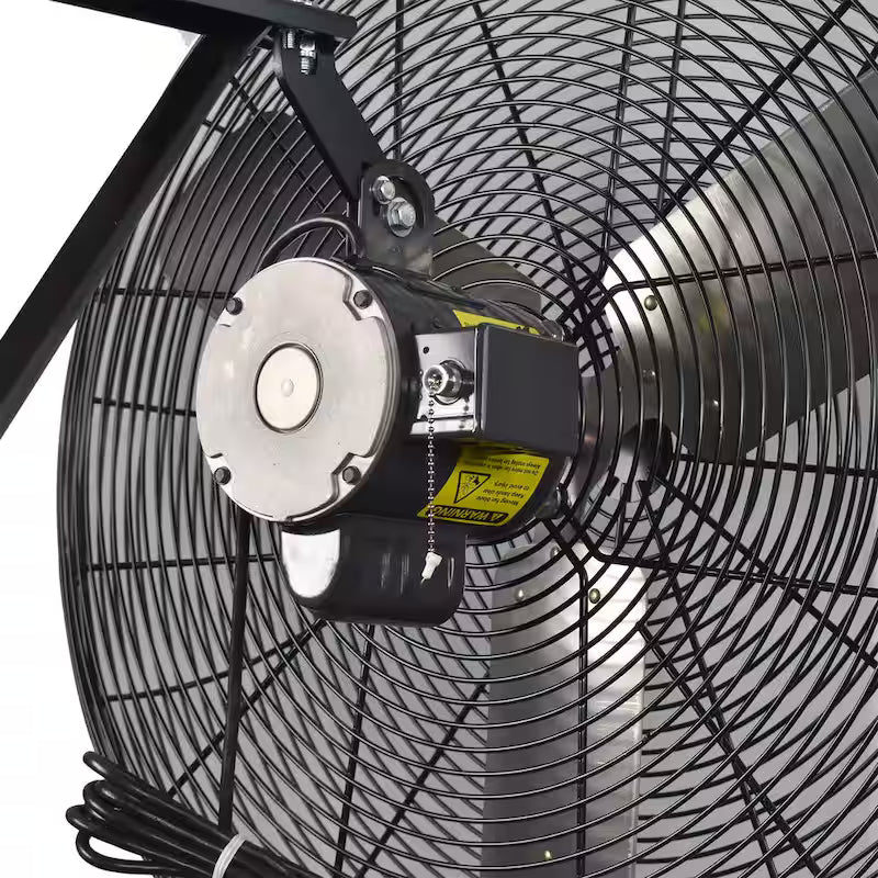 Black Wall Mounted Fan V293446