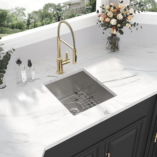 24 Inch Black Stainless Steel Undermount Utility Sink Q514