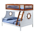 Modern Wood Twin over Full Bunk Bed P905