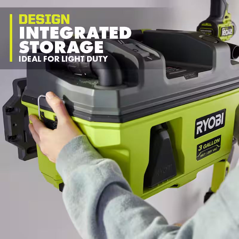18V Cordless 3 Gal. Wet/Dry Vacuum G901